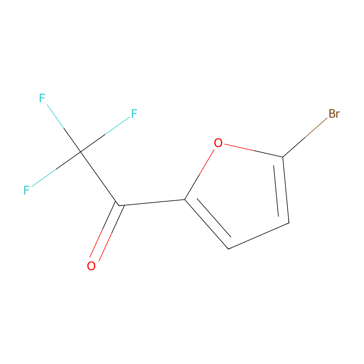 1-(5-Bromofuran-2-yl)-2,2,2-trifluoroethanone molecular structure, CAS 34773-56-3