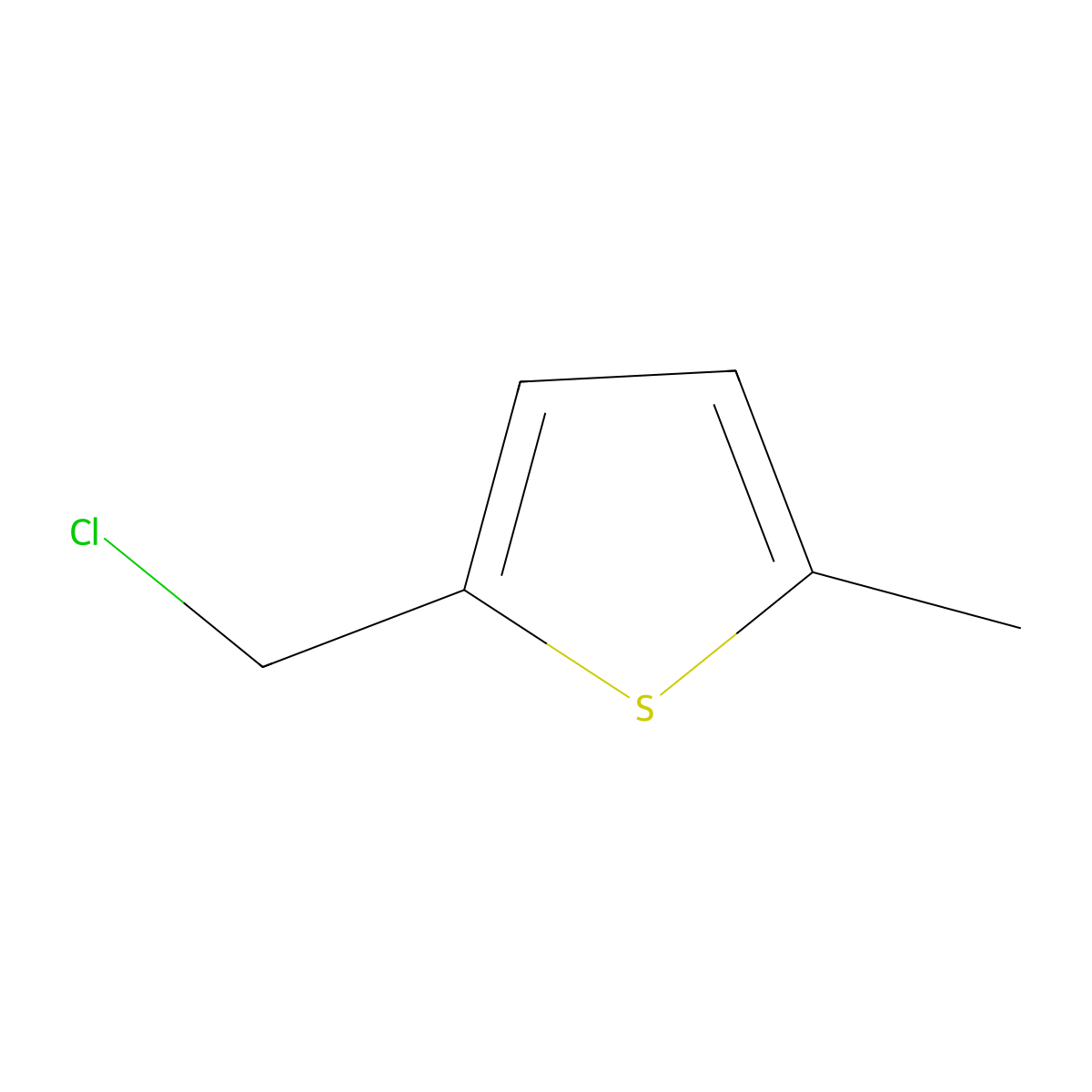 2-(Chloromethyl)-5-methylthiophene molecular structure, CAS 34776-73-3