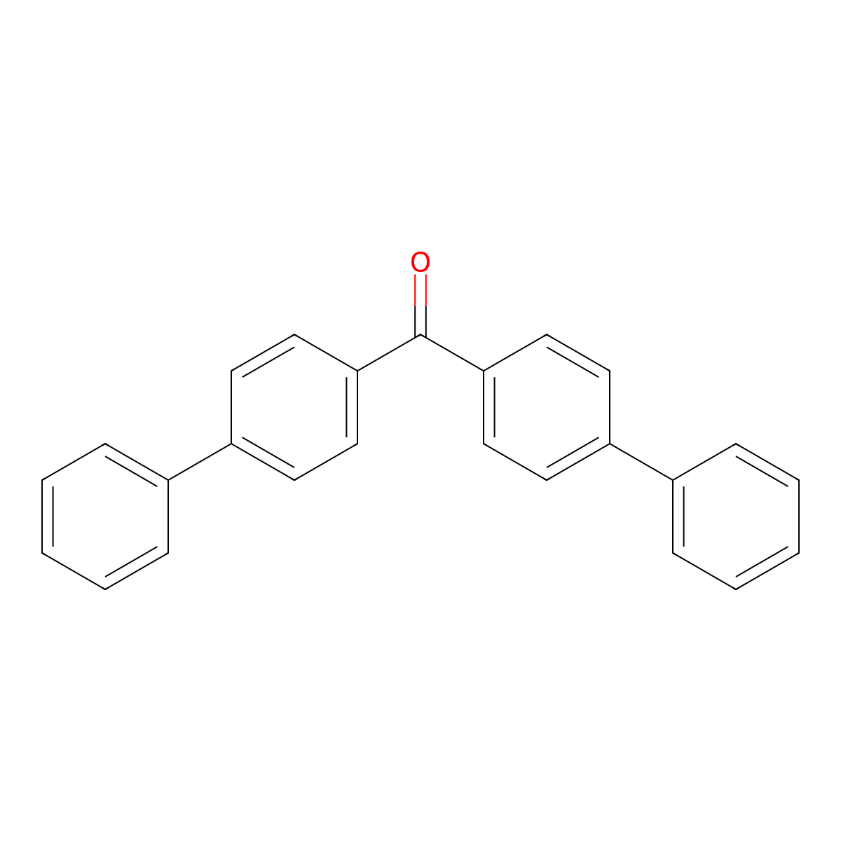 4,4'-Diphenylbenzophenone molecular structure, CAS 3478-90-8