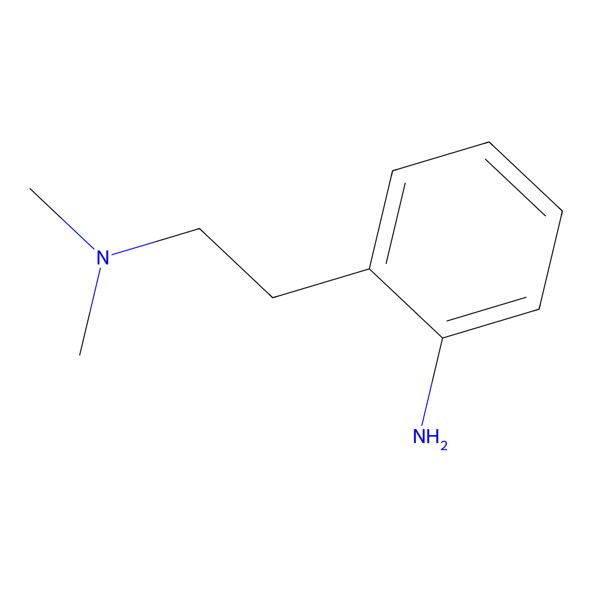 2-(2-(Dimethylamino)ethyl)aniline molecular structure, CAS 3478-92-0