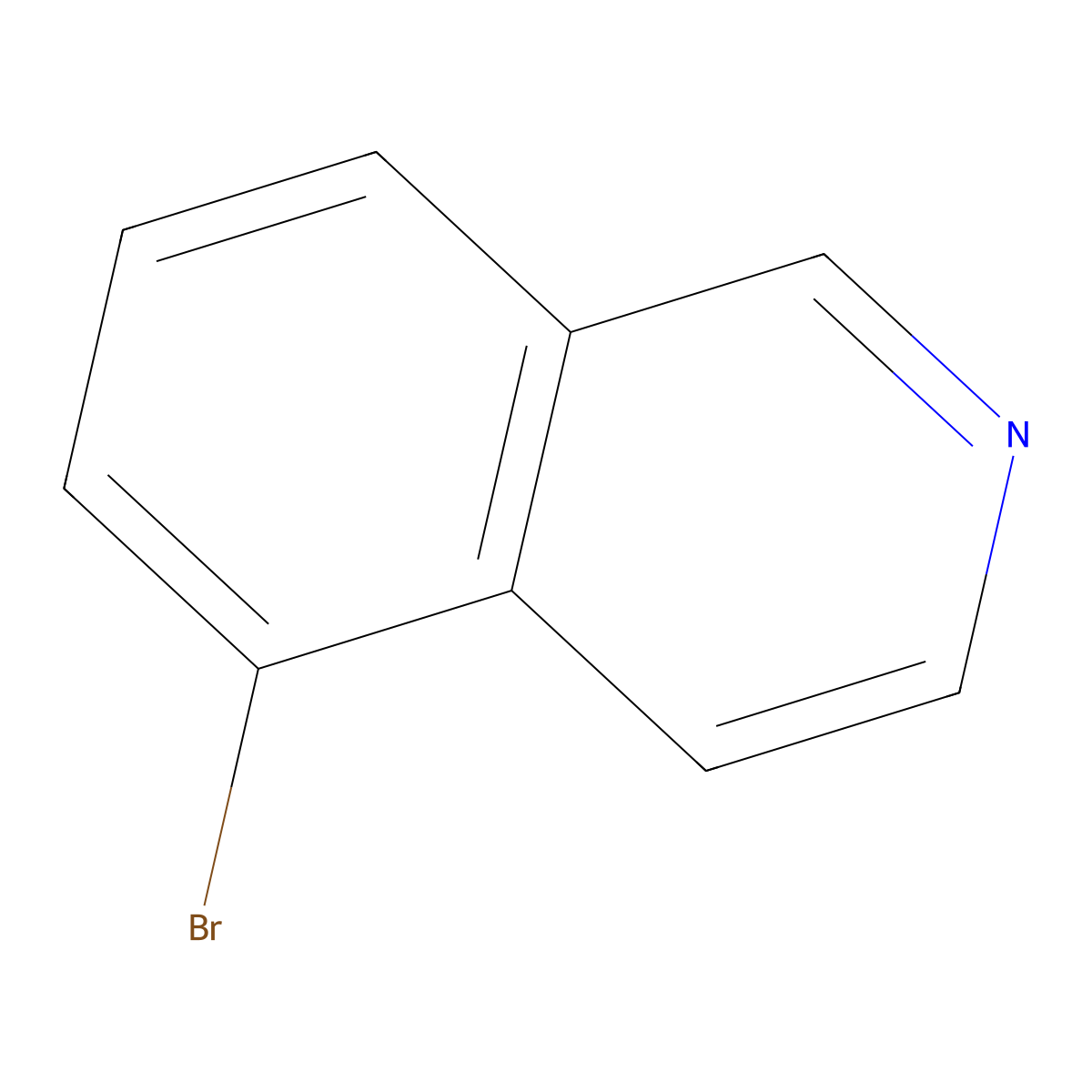 5-Bromoisoquinoline molecular structure, CAS 34784-04-8