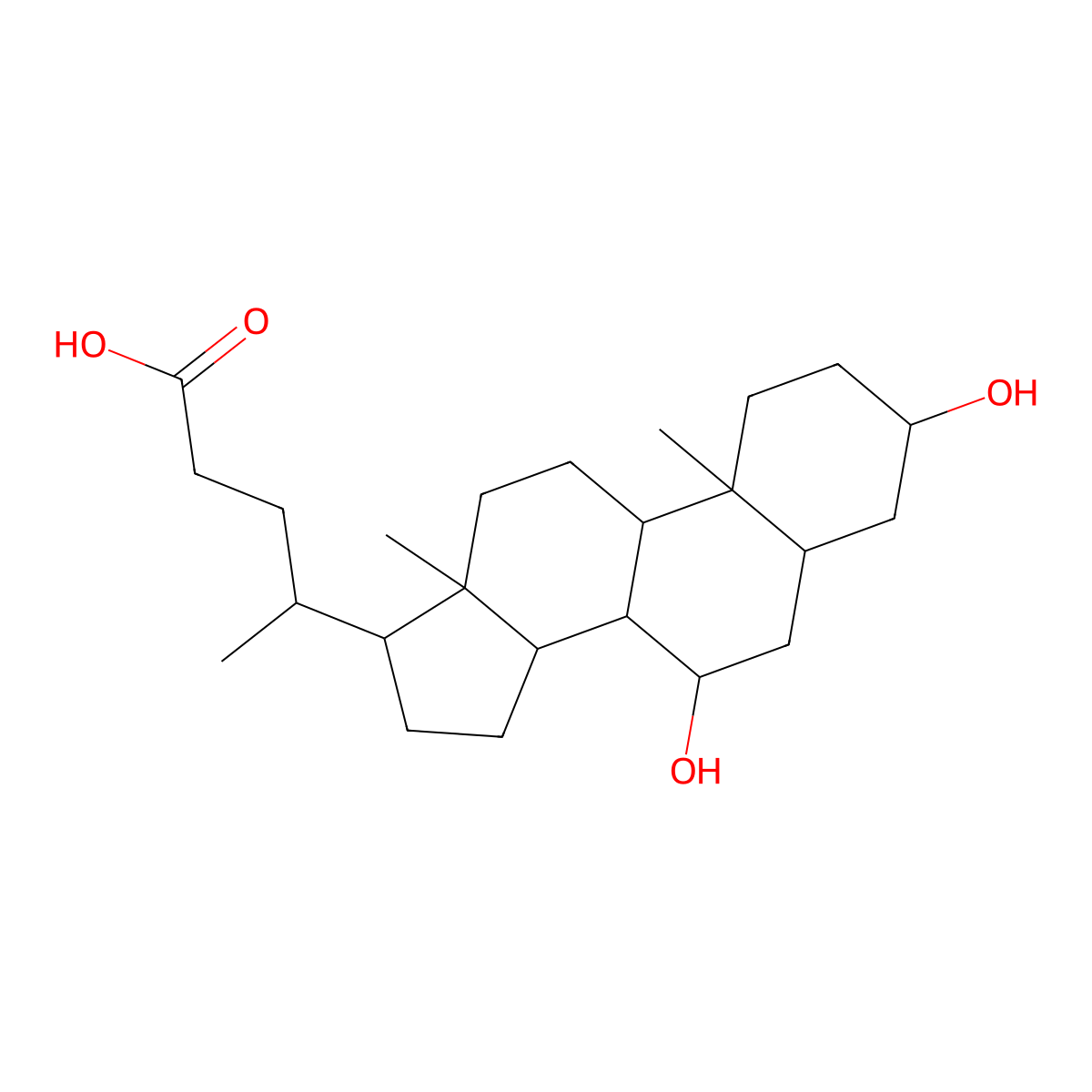 Tauroursodiol molecular structure, CAS 347841-46-7