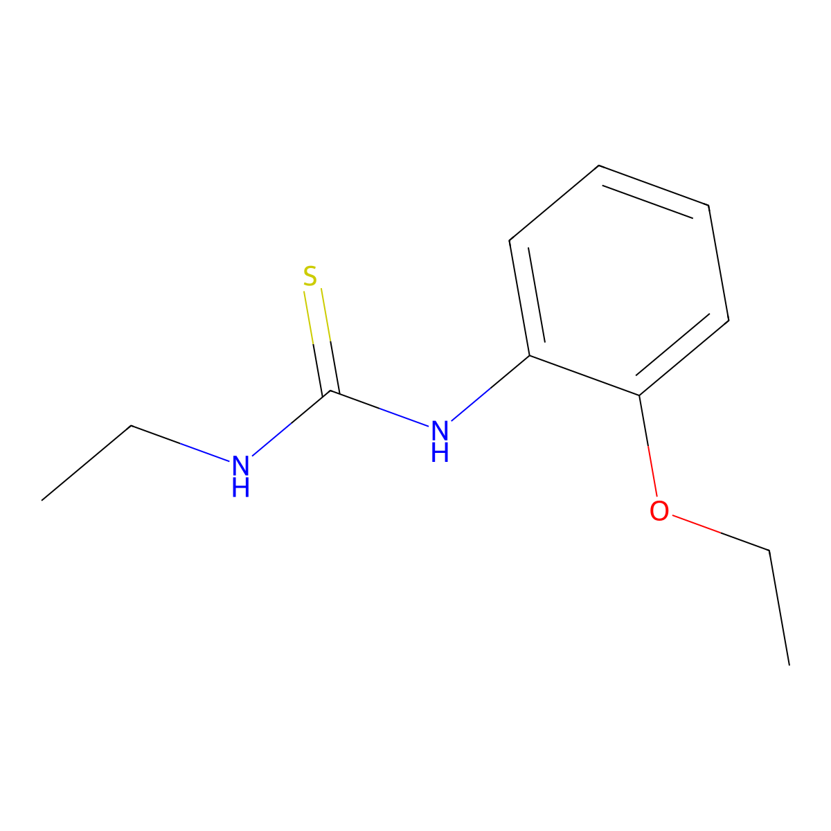 1-(2-Ethoxyphenyl)-3-ethylthiourea molecular structure, CAS 347907-79-3