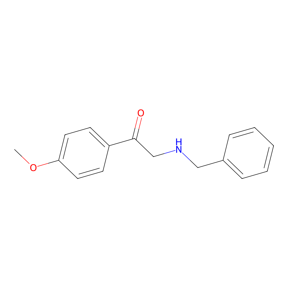 2-(Benzylamino)-1-(4-methoxyphenyl)ethanone molecular structure, CAS 347977-58-6