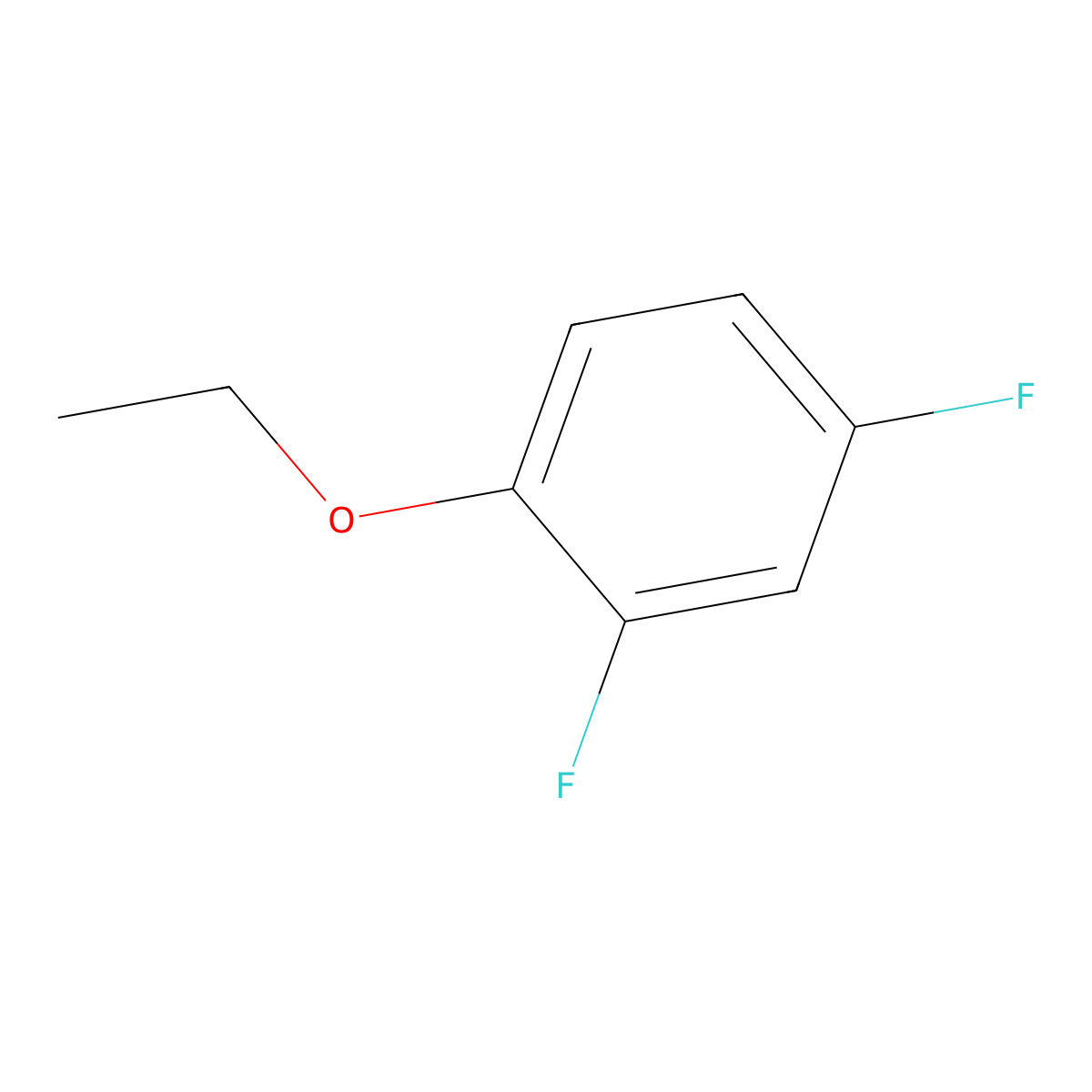 1-Ethoxy-2,4-difluorobenzene molecular structure, CAS 348-20-9