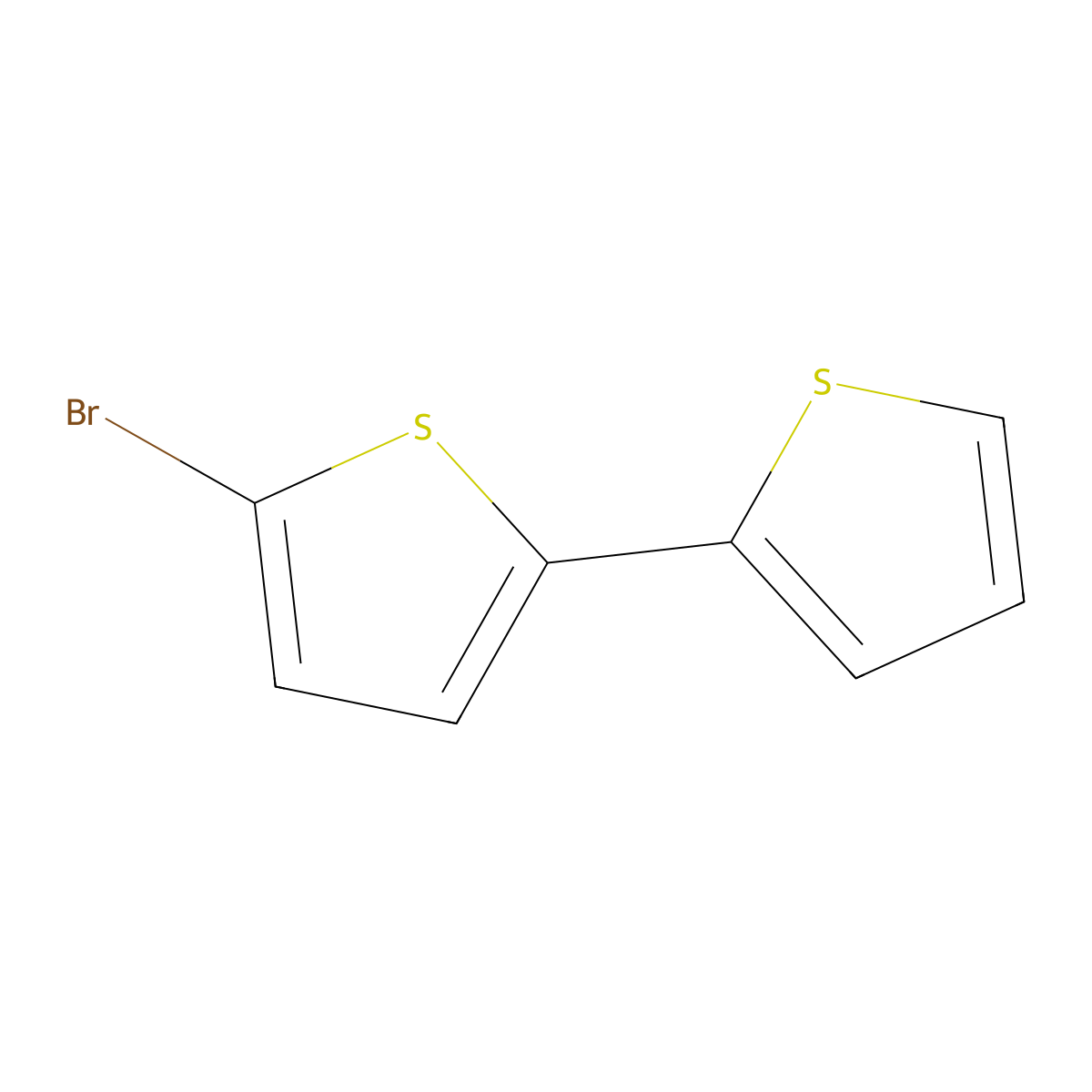 5-Bromo-[2,2']bithiophenyl molecular structure, CAS 3480-11-3