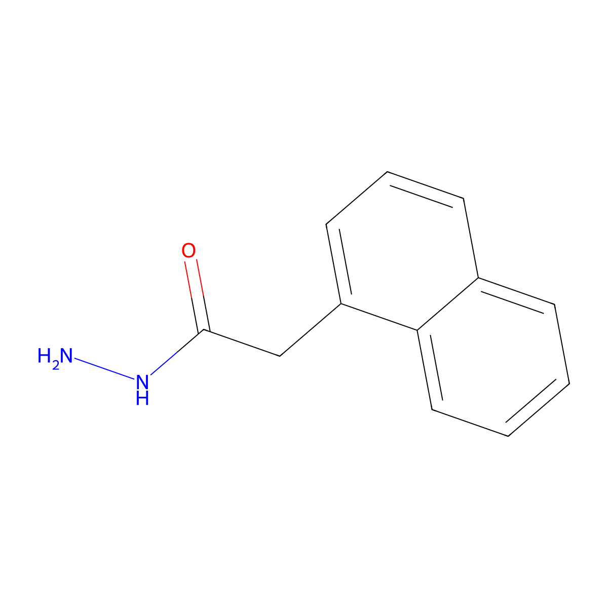 1-Naphthaleneacethydrazide molecular structure, CAS 34800-90-3