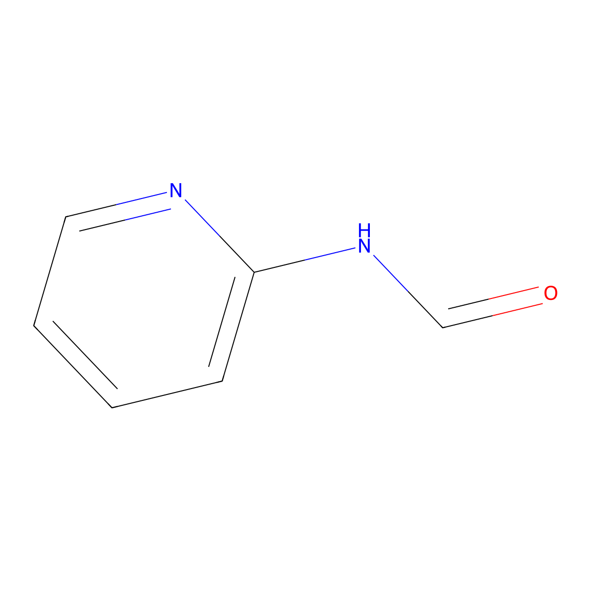 N-(pyridin-2-yl)formamide molecular structure, CAS 34813-97-3