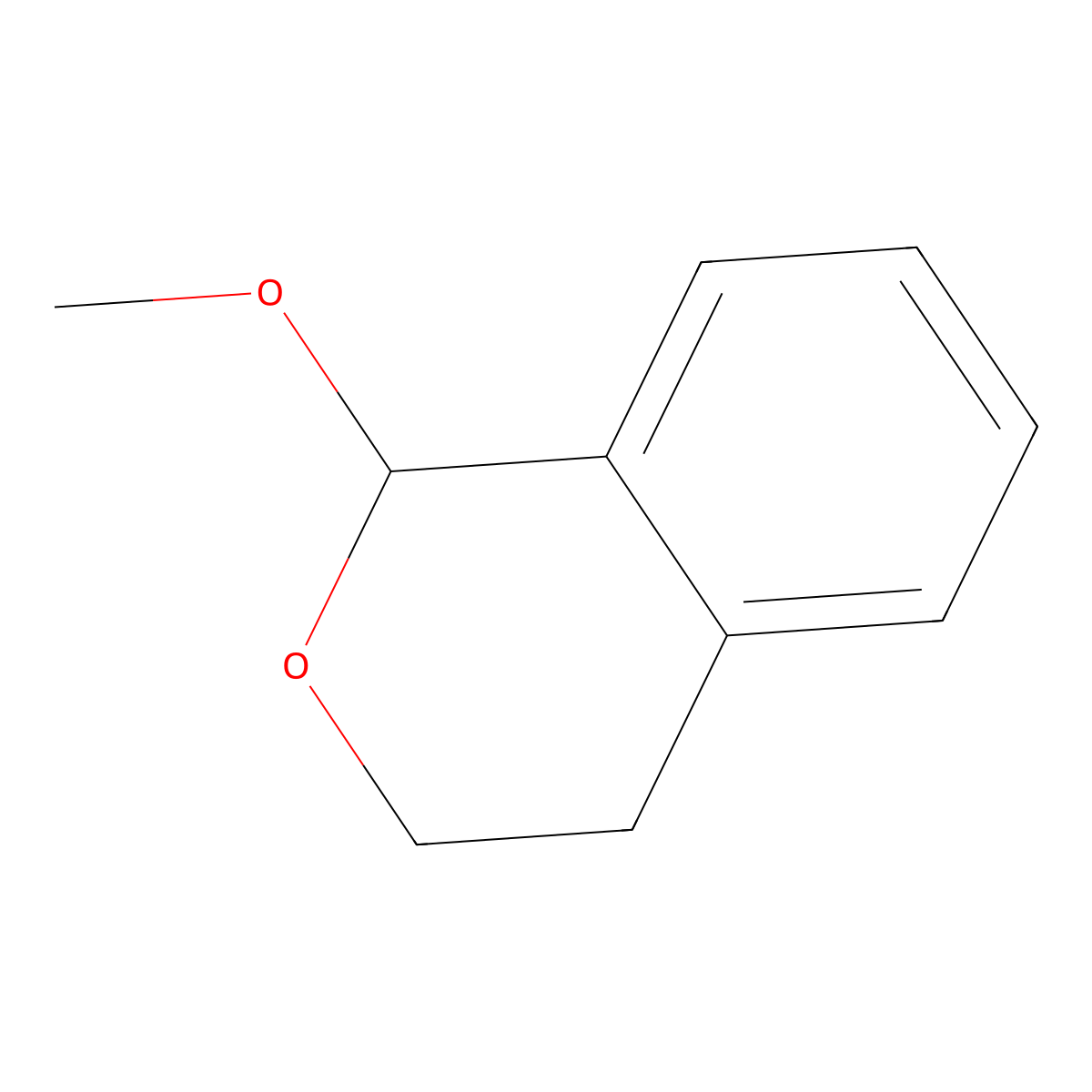 1-Methoxy-3,4-dihydro-1H-2-benzopyran molecular structure, CAS 34818-49-0