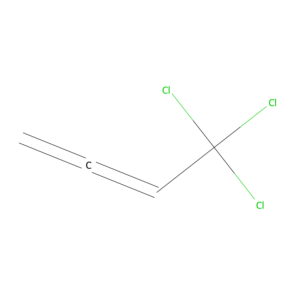 4,4,4-Trichloro-1,2-butadiene molecular structure, CAS 34819-62-0