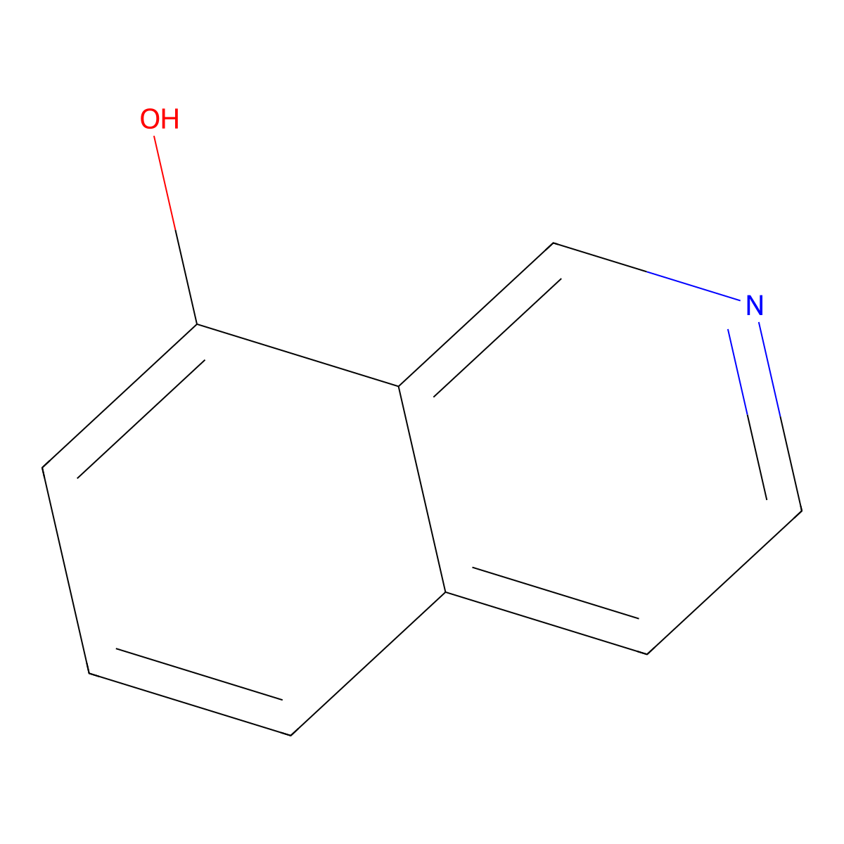 8-Hydroxyisoquinoline molecular structure, CAS 3482-14-2