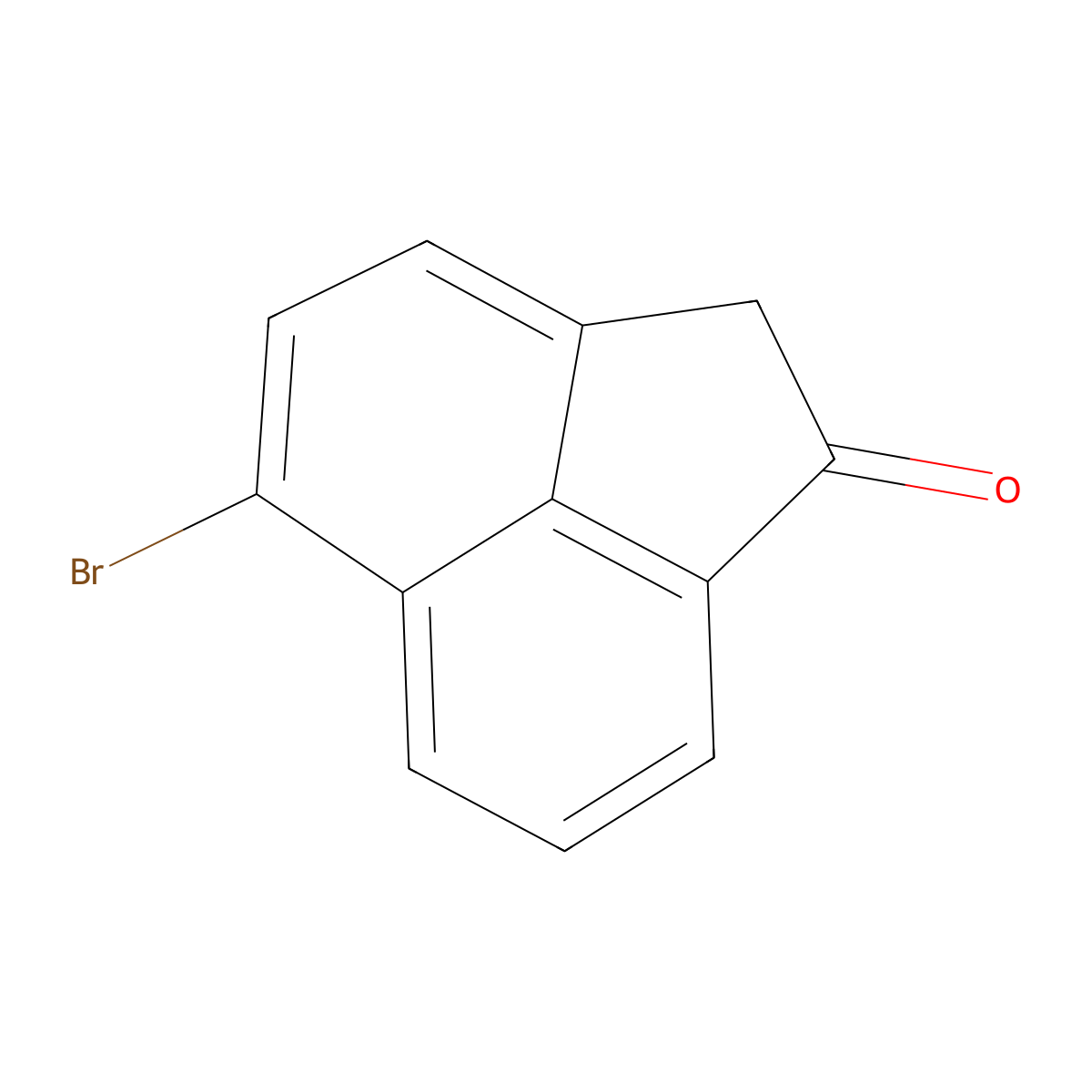 5-Bromo-1,2-dihydroacenaphthylen-1-one molecular structure, CAS 34825-01-9