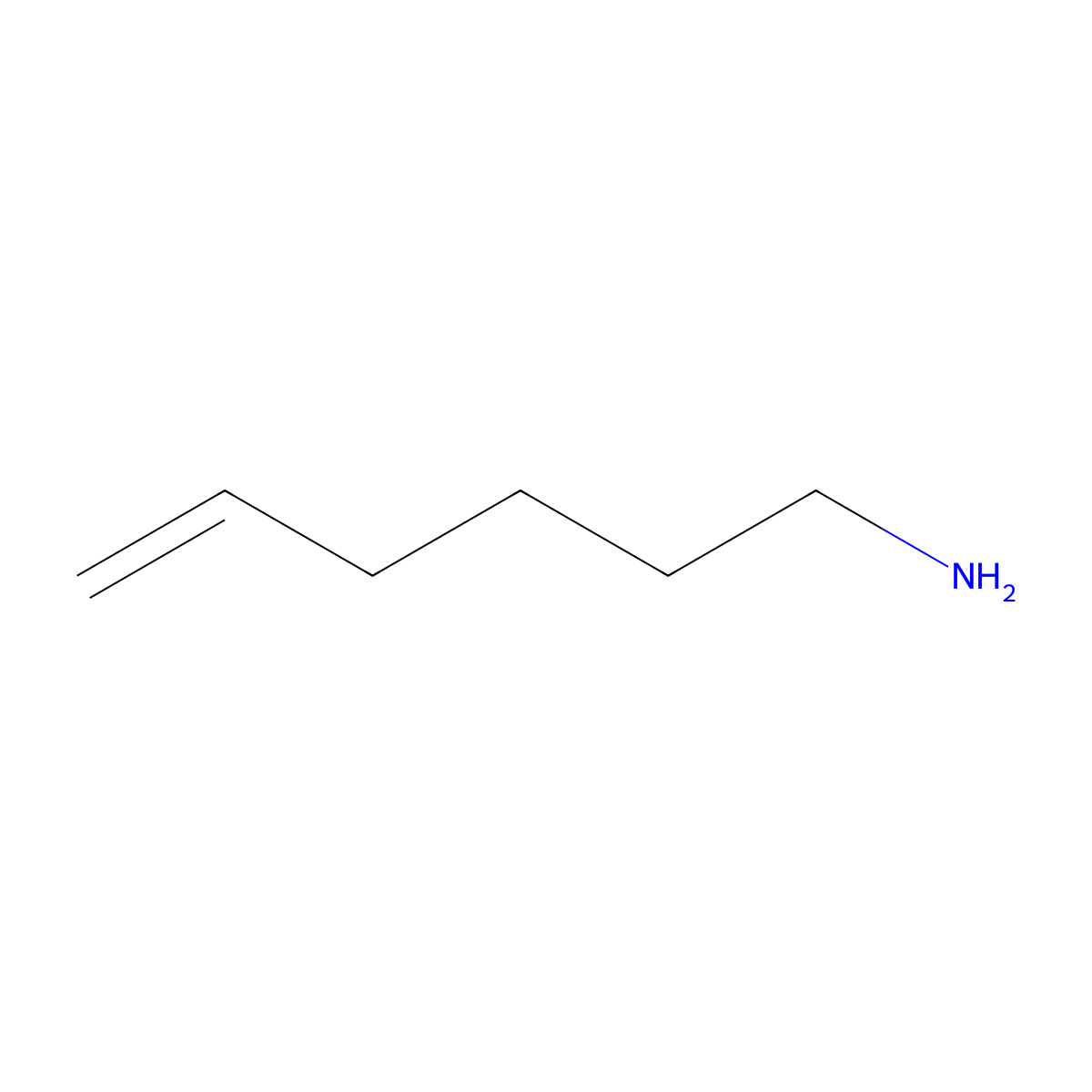 5-Hexen-1-amine molecular structure, CAS 34825-70-2