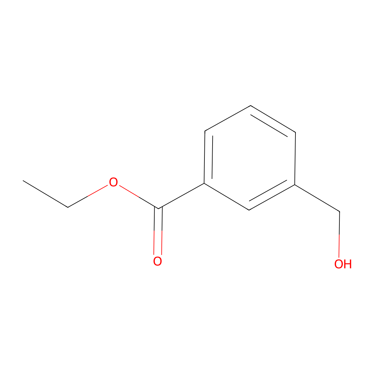 Ethyl 3-(hydroxymethyl)benzoate molecular structure, CAS 34841-13-9
