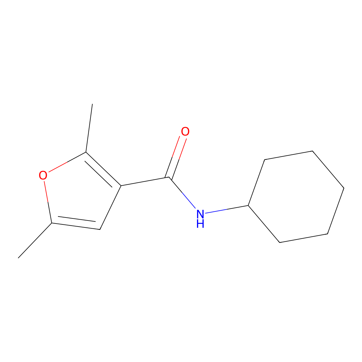 Cyclafuramid molecular structure, CAS 34849-42-8