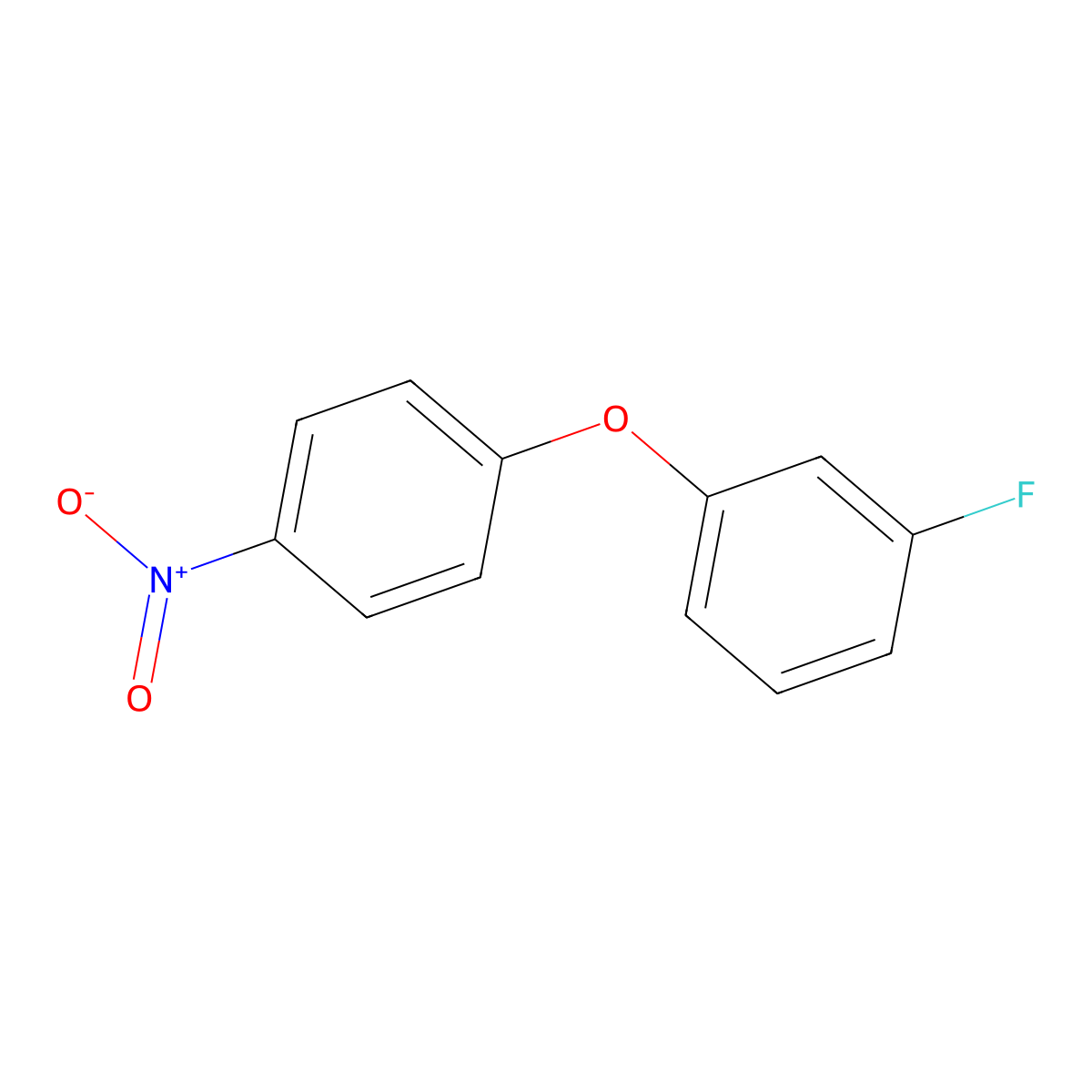 1-Fluoro-3-(4-nitrophenoxy)benzene molecular structure, CAS 34859-79-5