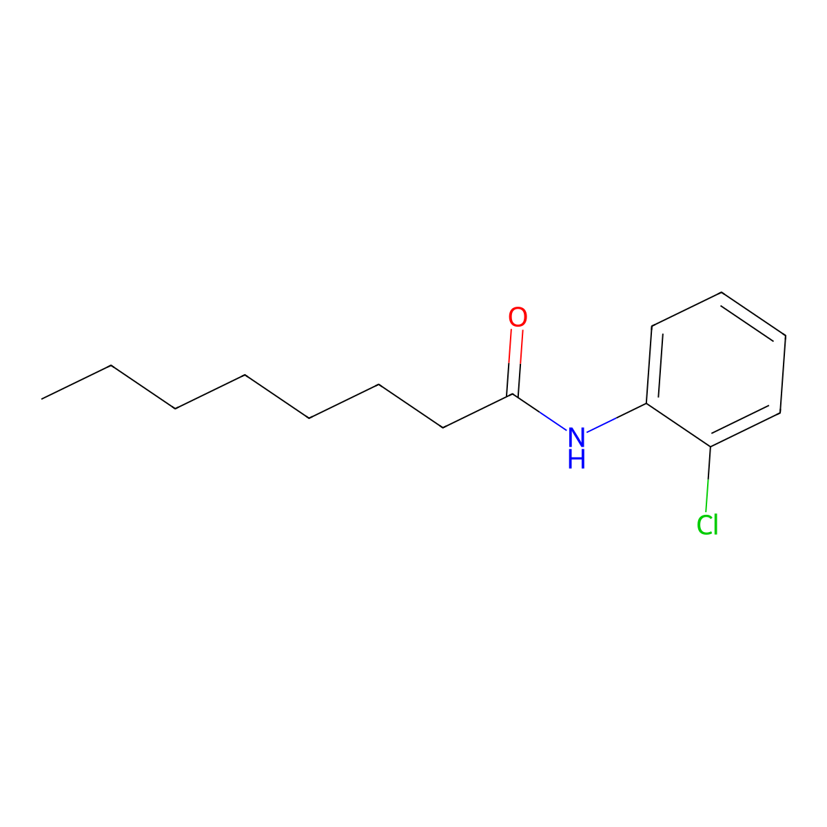 N-(2-Chlorophenyl)octanamide molecular structure, CAS 348594-59-2