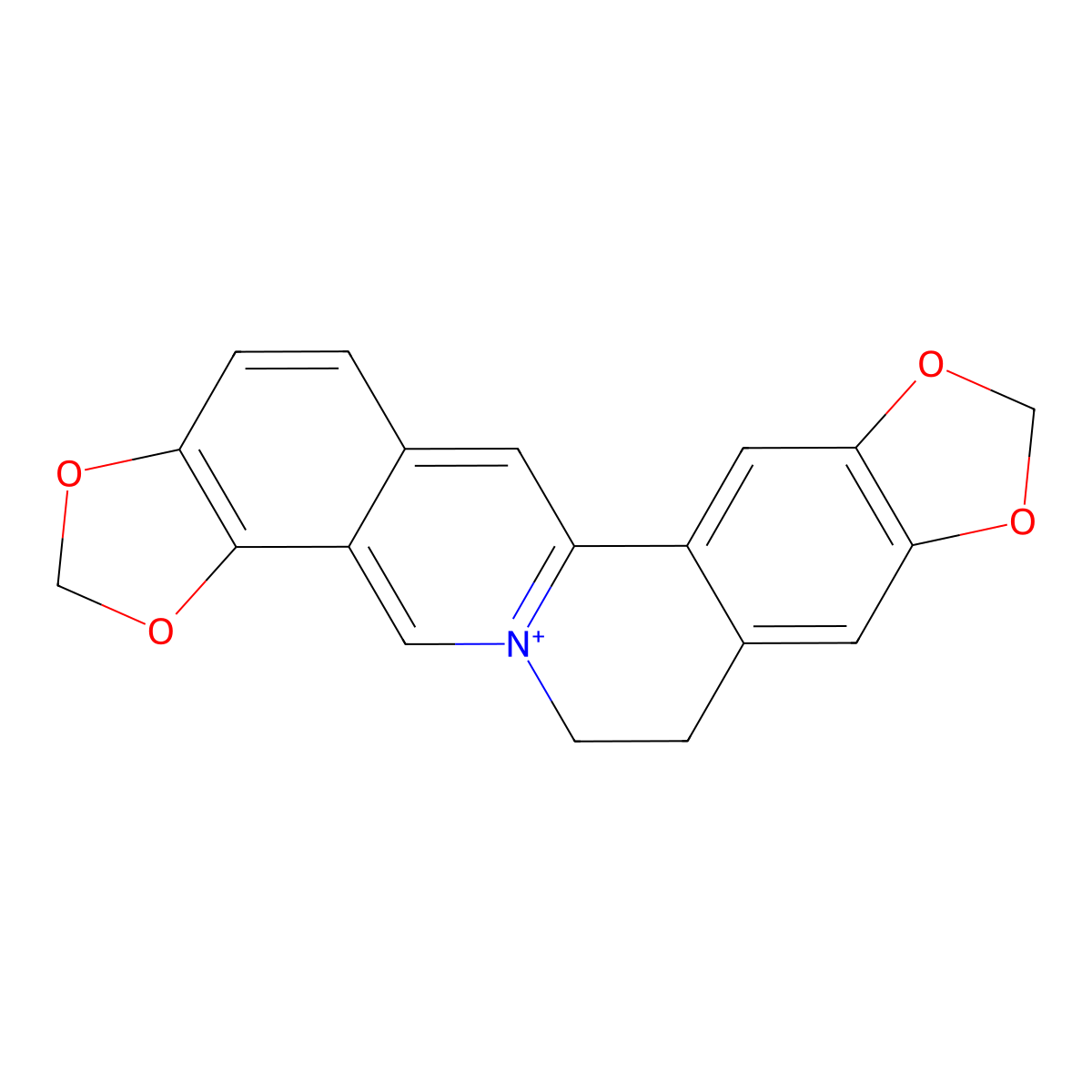 Coptisine molecular structure, CAS 3486-66-6