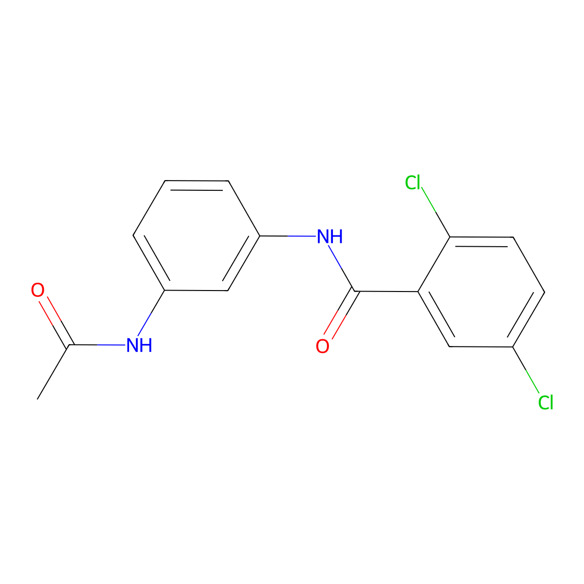 N-[3-(acetylamino)phenyl]-2,5-dichlorobenzamide molecular structure, CAS 348603-61-2
