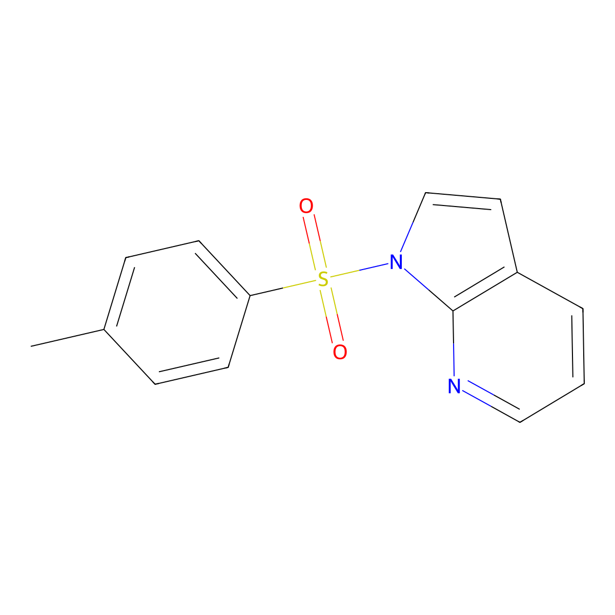 1-(Toluene-4-sulfonyl)-1H-pyrrolo[2,3-b]pyridine molecular structure, CAS 348640-02-8