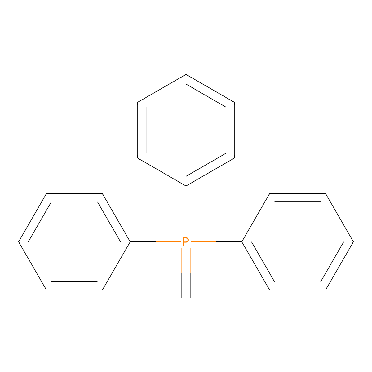 Methylenetriphenylphosphorane molecular structure, CAS 3487-44-3