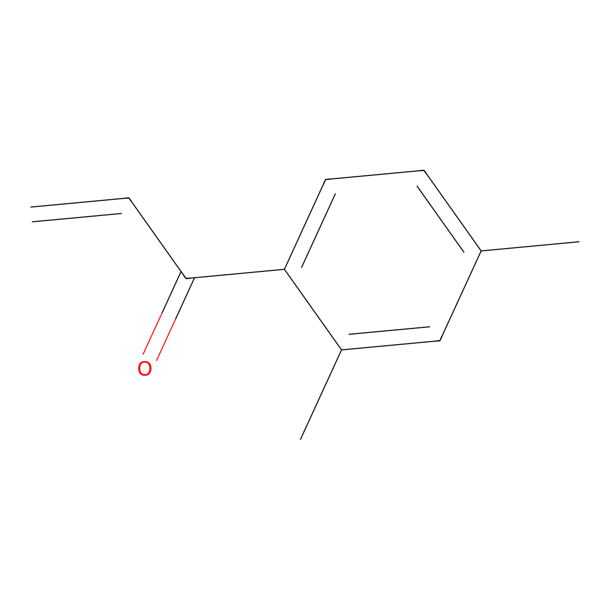 2,4-Dimethyl-1-acryloylbenzene molecular structure, CAS 34880-92-7