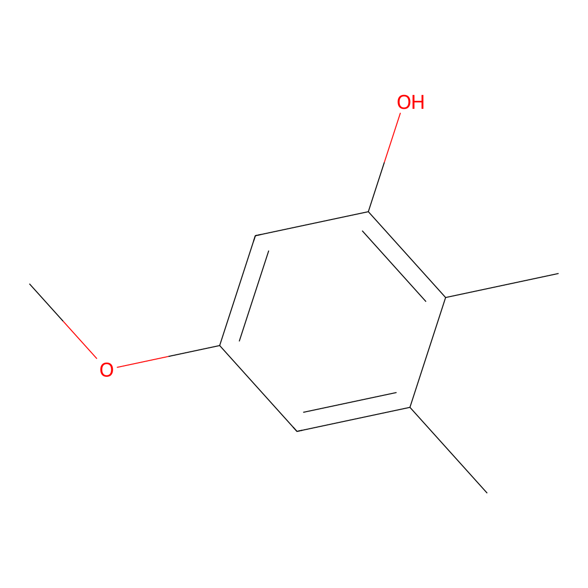 5-Methoxy-2,3-dimethylphenol molecular structure, CAS 34883-01-7