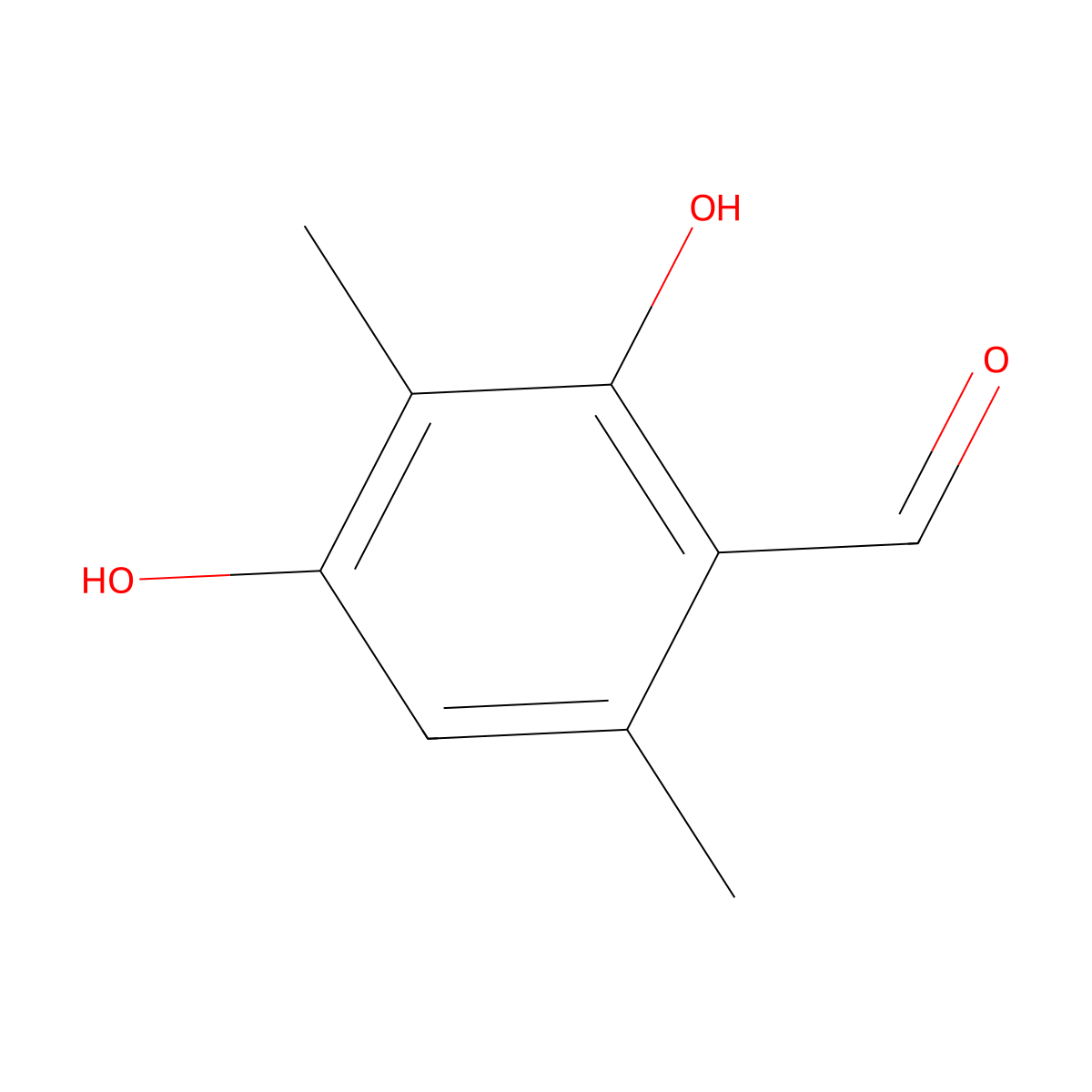 3-Methylorcylaldehyde molecular structure, CAS 34883-14-2
