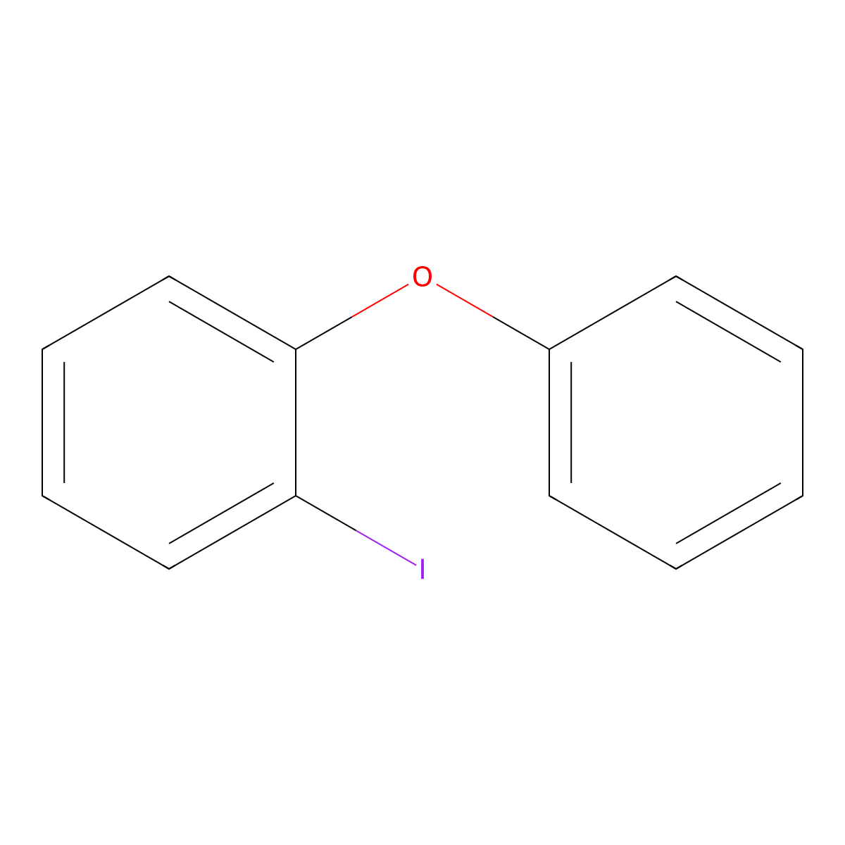 1-Iodo-2-phenoxybenzene molecular structure, CAS 34883-46-0