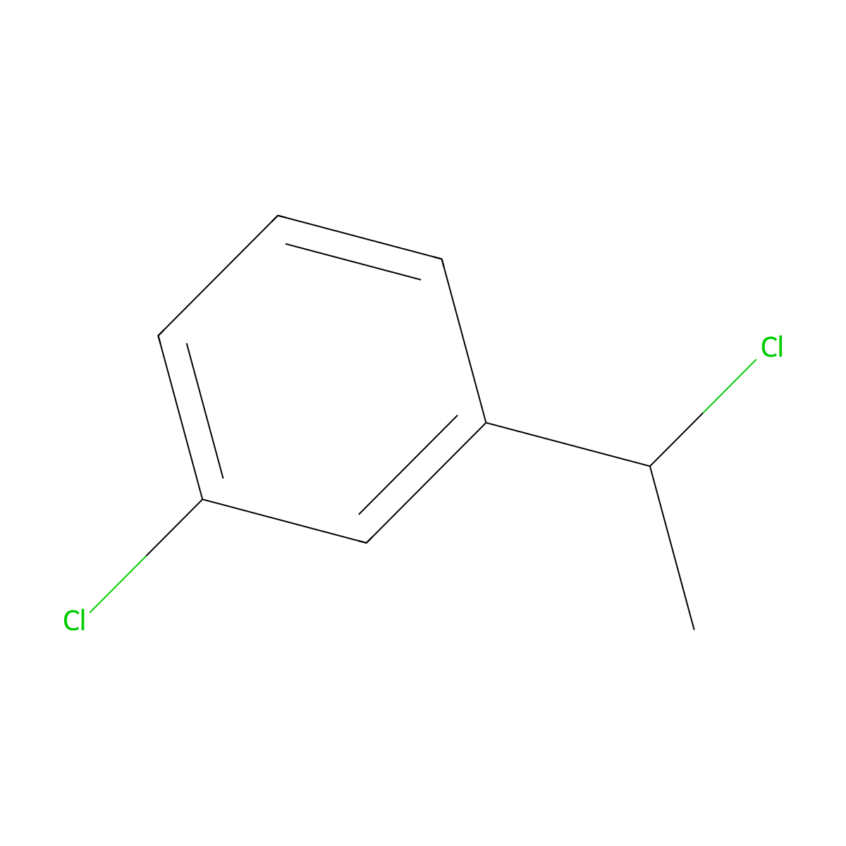 1-Chloro-3-(1-chloroethyl)benzene molecular structure, CAS 34887-78-0