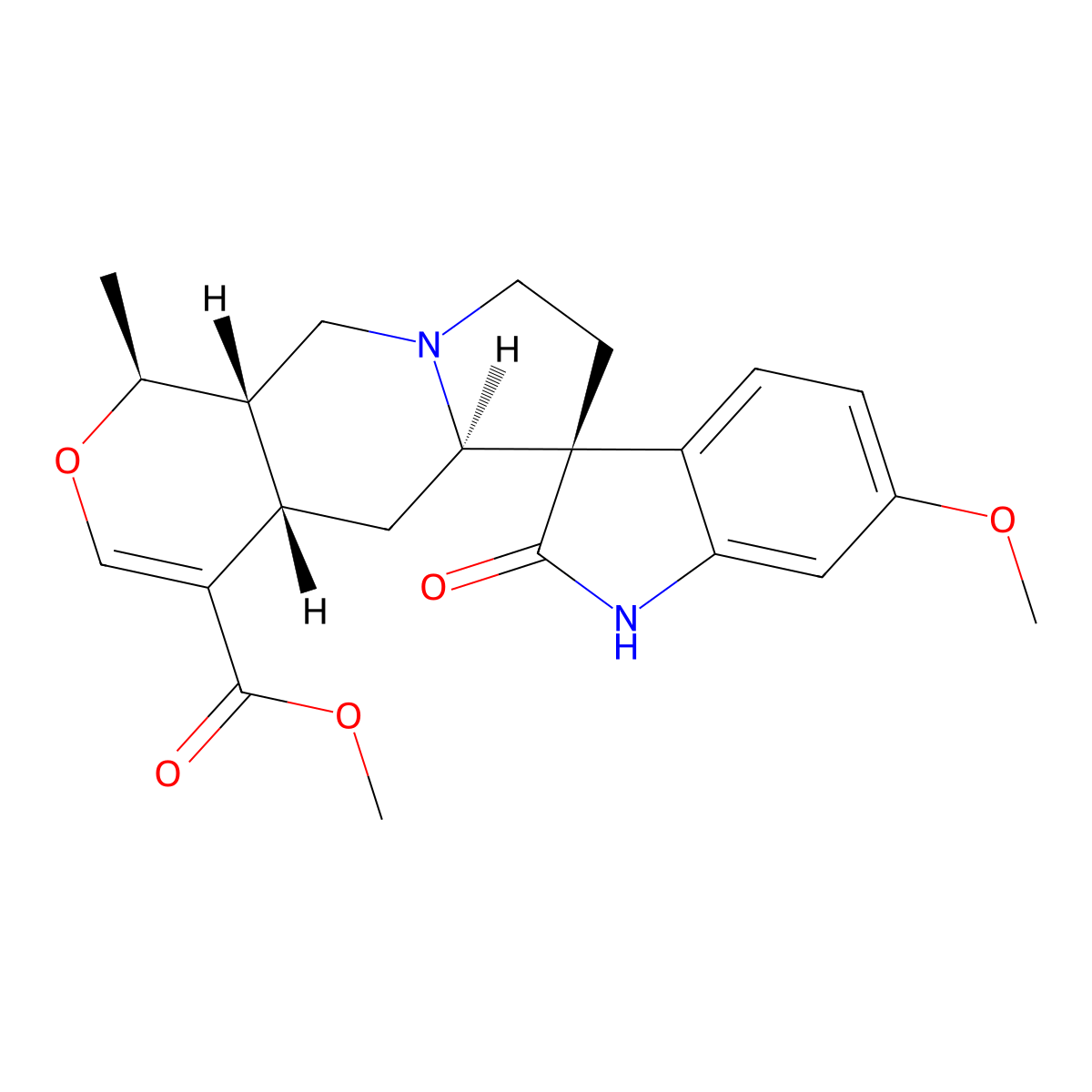 Vineridine molecular structure, CAS 3489-06-3