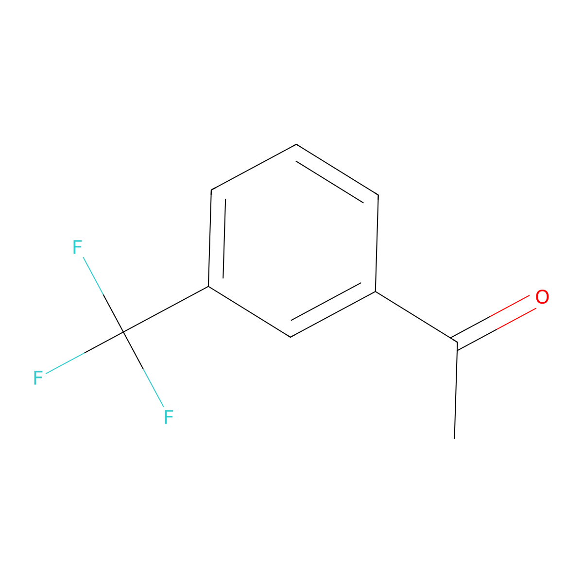 3'-(Trifluoromethyl)acetophenone molecular structure, CAS 349-76-8