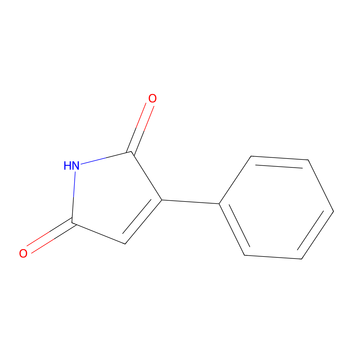 3-Phenyl-1H-pyrrole-2,5-dione molecular structure, CAS 34900-45-3