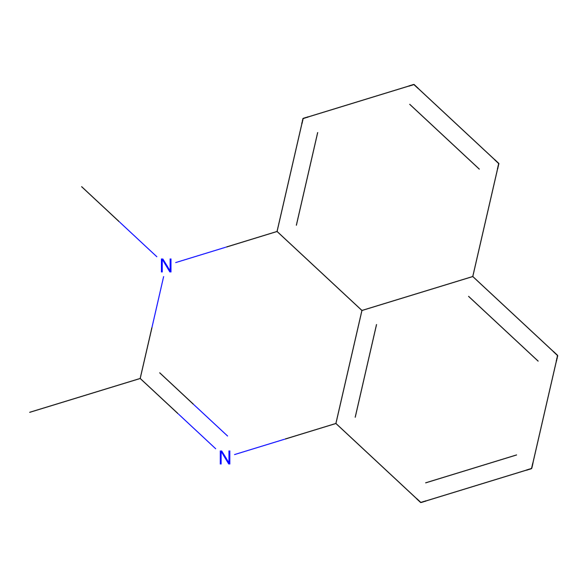 1,2-Dimethyl-1H-perimidine molecular structure, CAS 34904-46-6