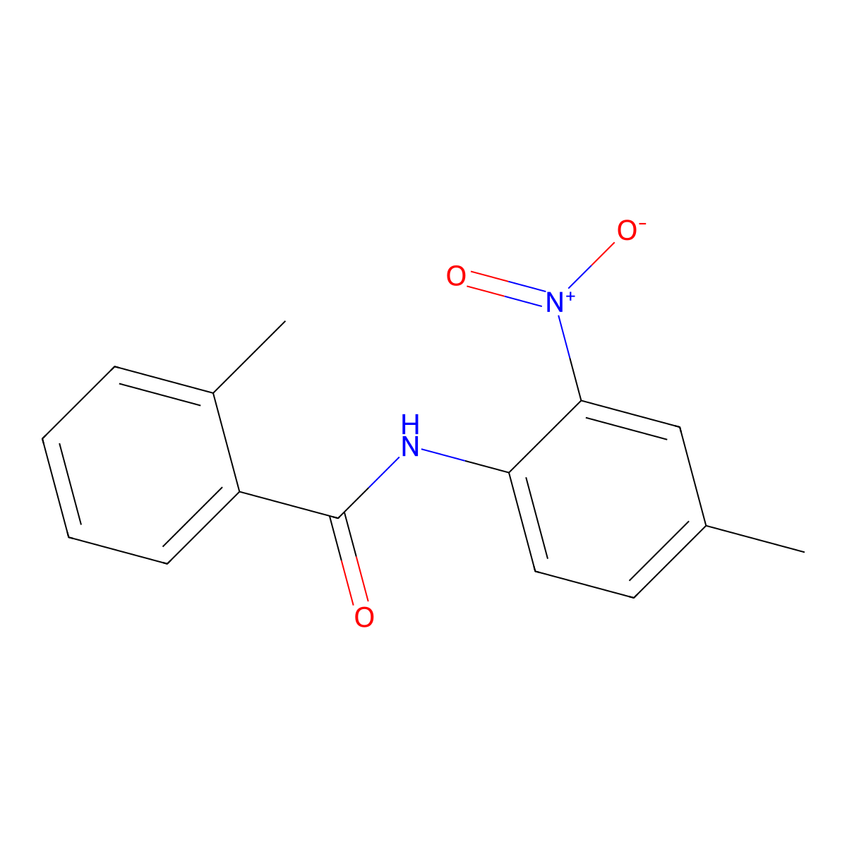 2-methyl-N-(4-methyl-2-nitrophenyl)benzamide molecular structure, CAS 349094-12-8