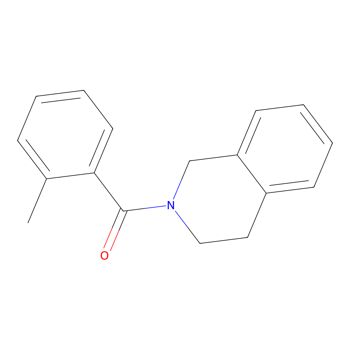 2-(2-Methylbenzoyl)-1,2,3,4-tetrahydroisoquinoline molecular structure, CAS 349094-27-5