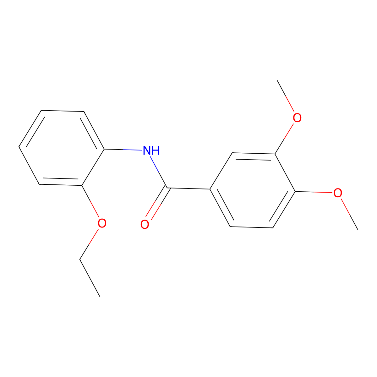 N-(2-ethoxyphenyl)-3,4-dimethoxybenzamide molecular structure, CAS 349107-84-2