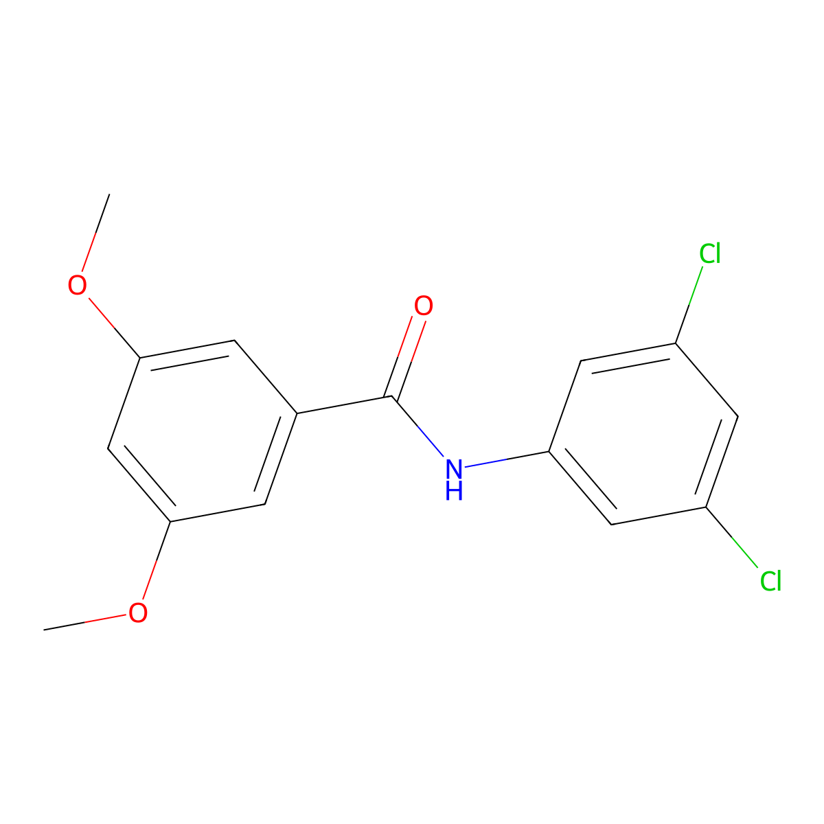 N-(3,5-dichlorophenyl)-3,5-dimethoxybenzamide molecular structure, CAS 349108-15-2