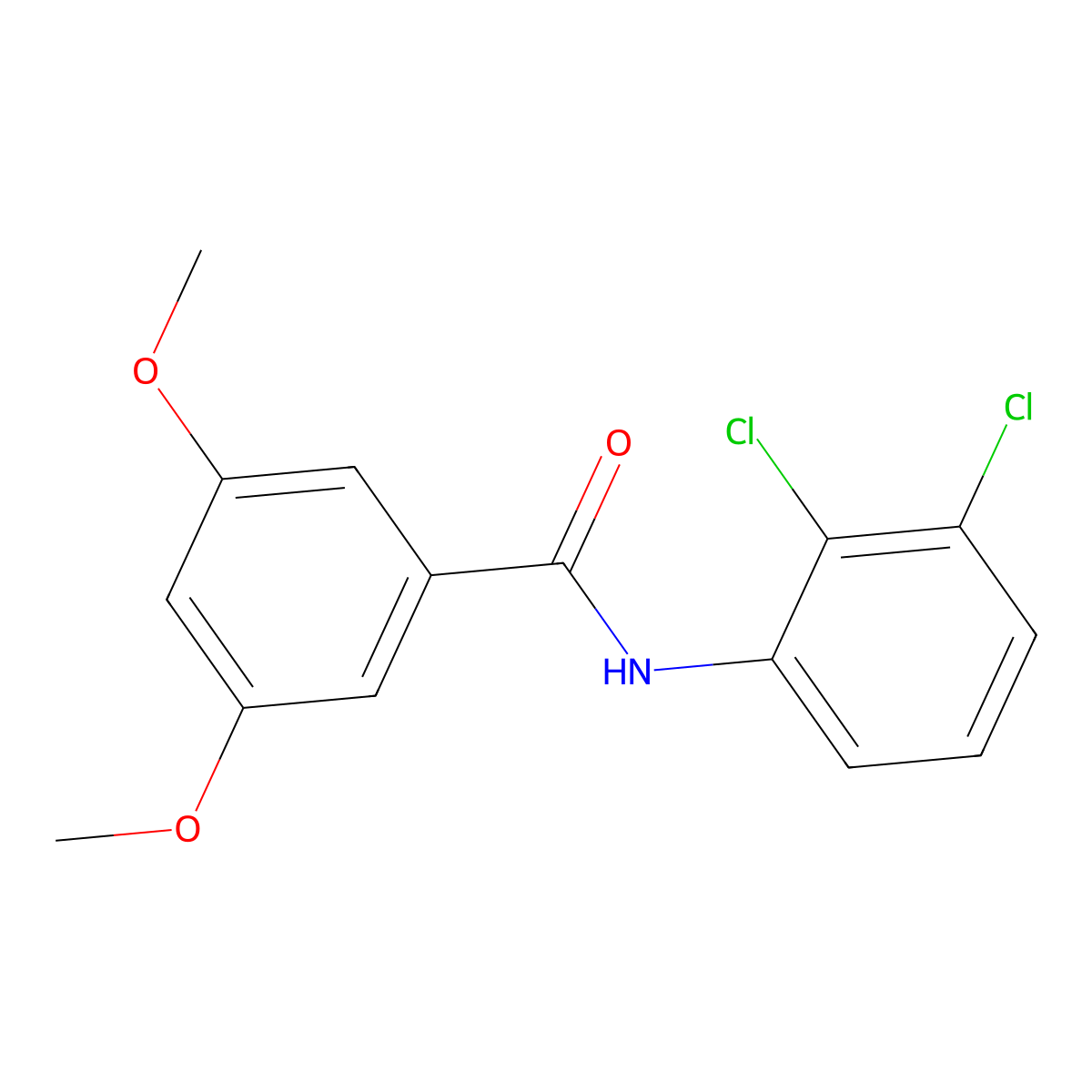 N-(2,3-dichlorophenyl)-3,5-dimethoxybenzamide molecular structure, CAS 349108-18-5