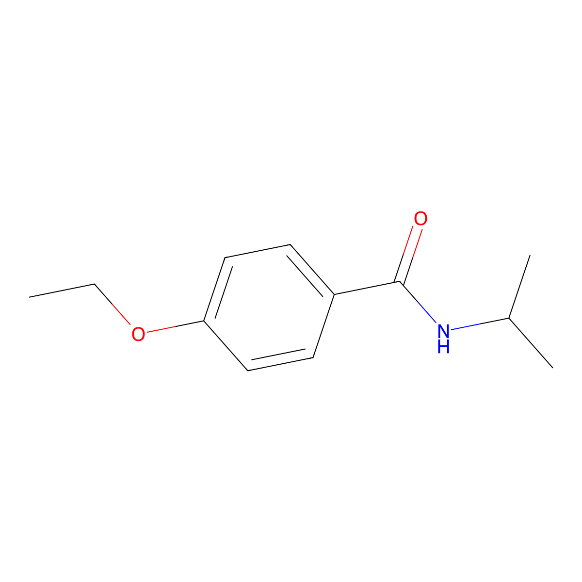 4-ethoxy-N-propan-2-ylbenzamide molecular structure, CAS 349109-70-2