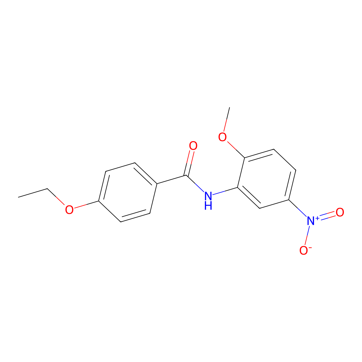4-ethoxy-N-(2-methoxy-5-nitrophenyl)benzamide molecular structure, CAS 349109-82-6