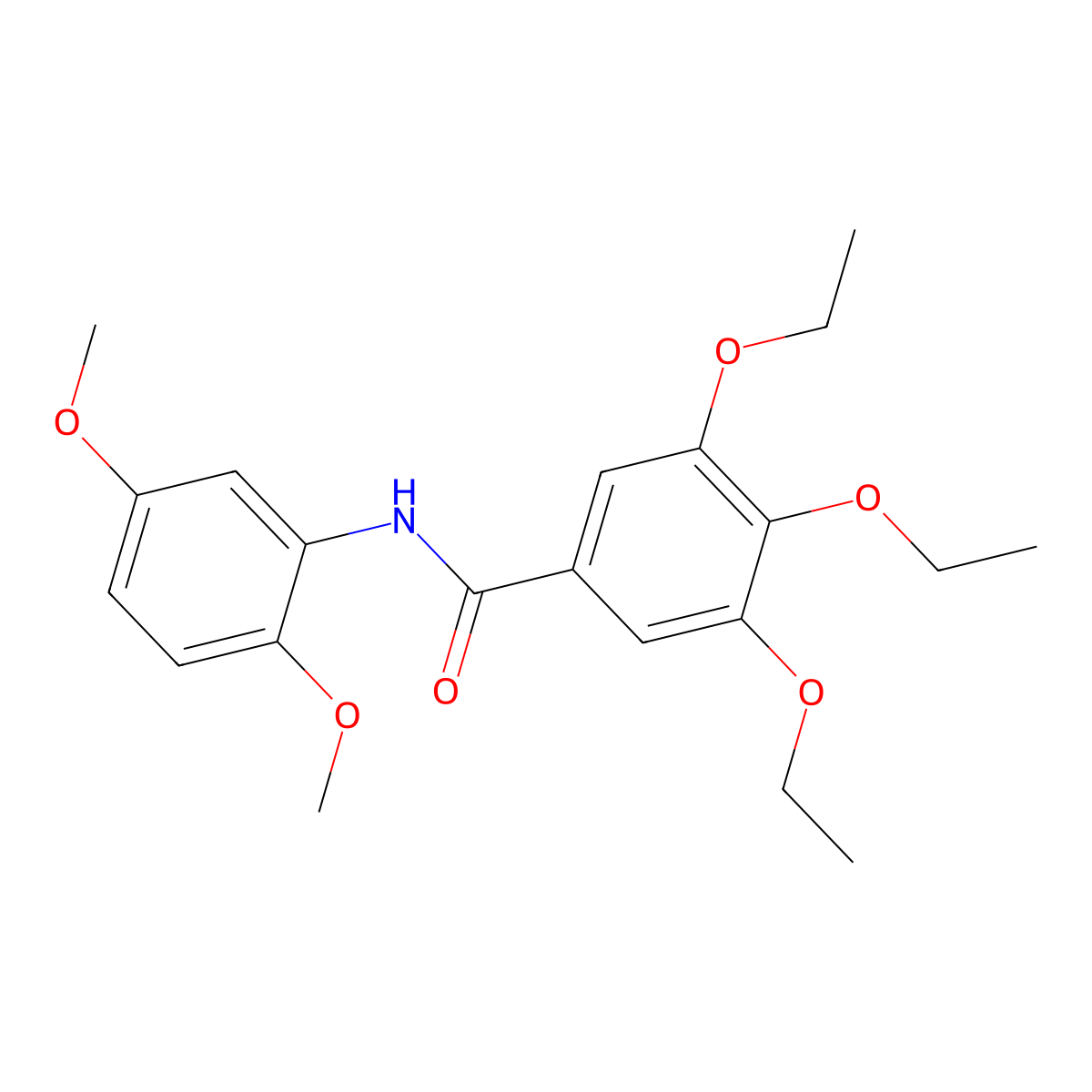 N-(2,5-dimethoxyphenyl)-3,4,5-triethoxybenzamide molecular structure, CAS 349114-78-9