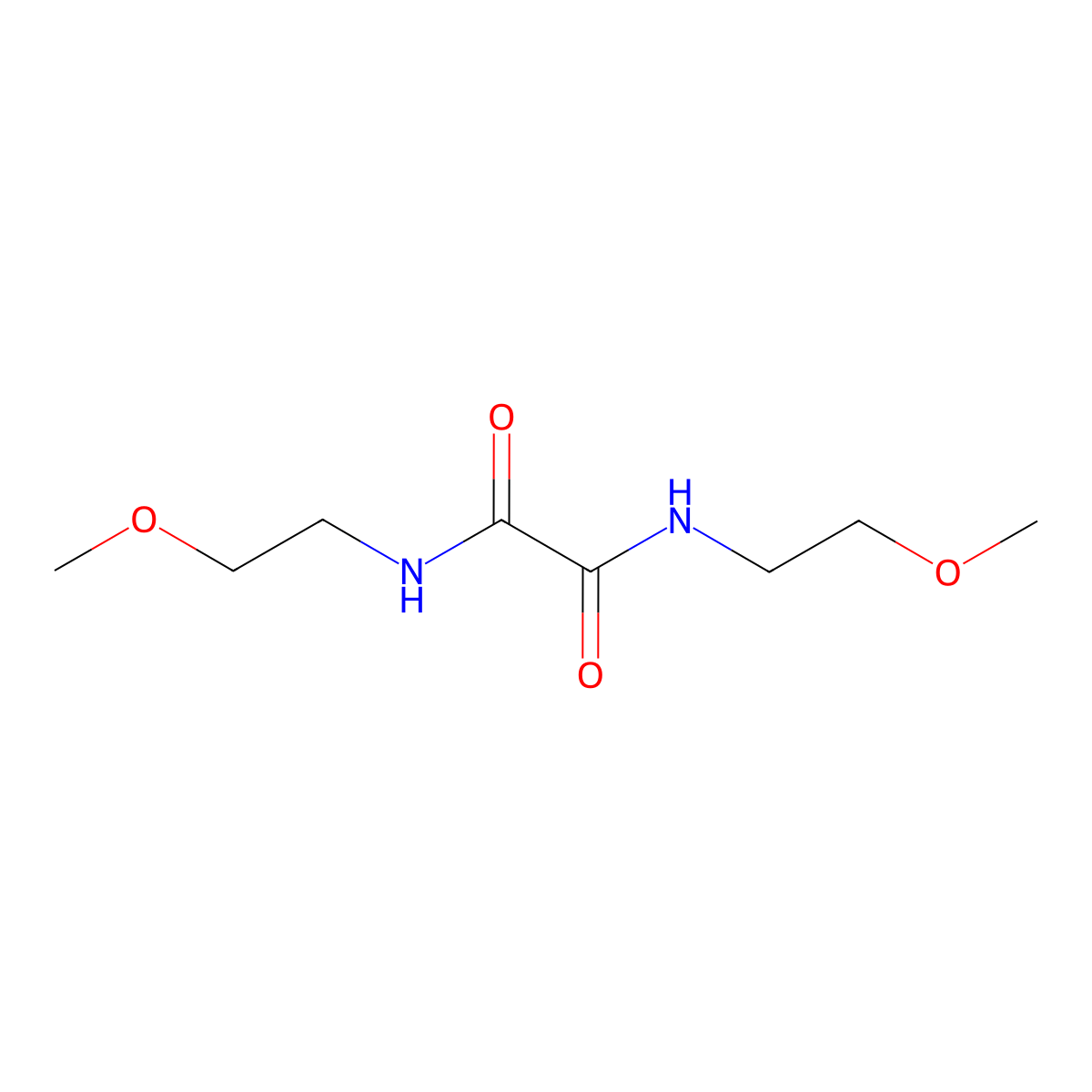 N1,N2-Bis(2-methoxyethyl)oxalamide molecular structure, CAS 349121-37-5