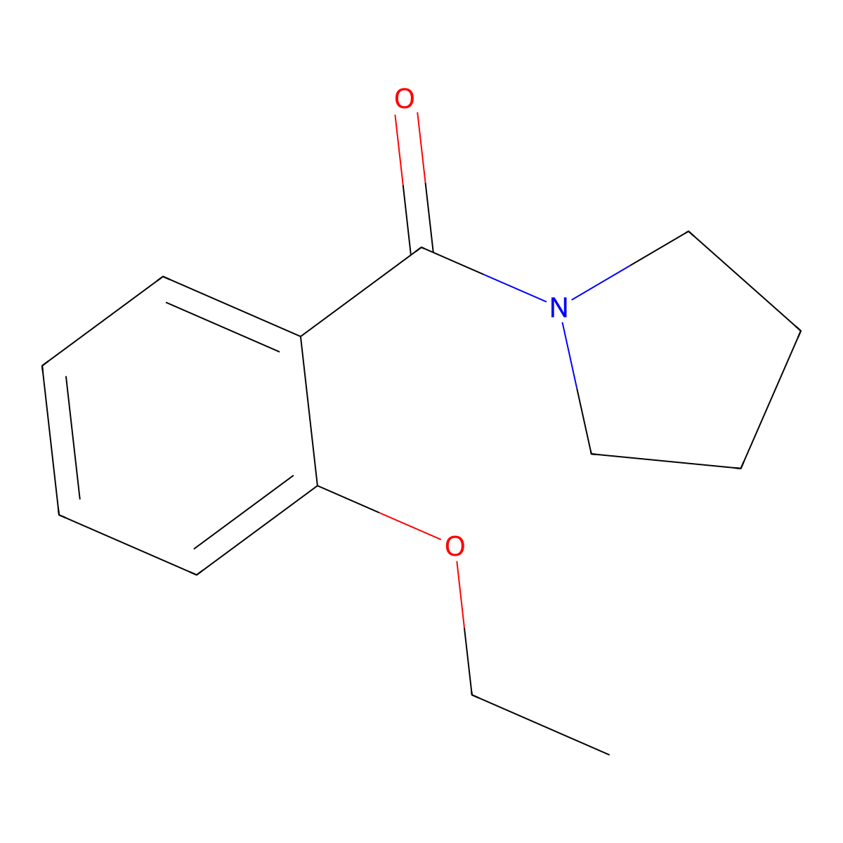 (2-Ethoxyphenyl)(pyrrolidin-1-yl)methanone molecular structure, CAS 349121-52-4