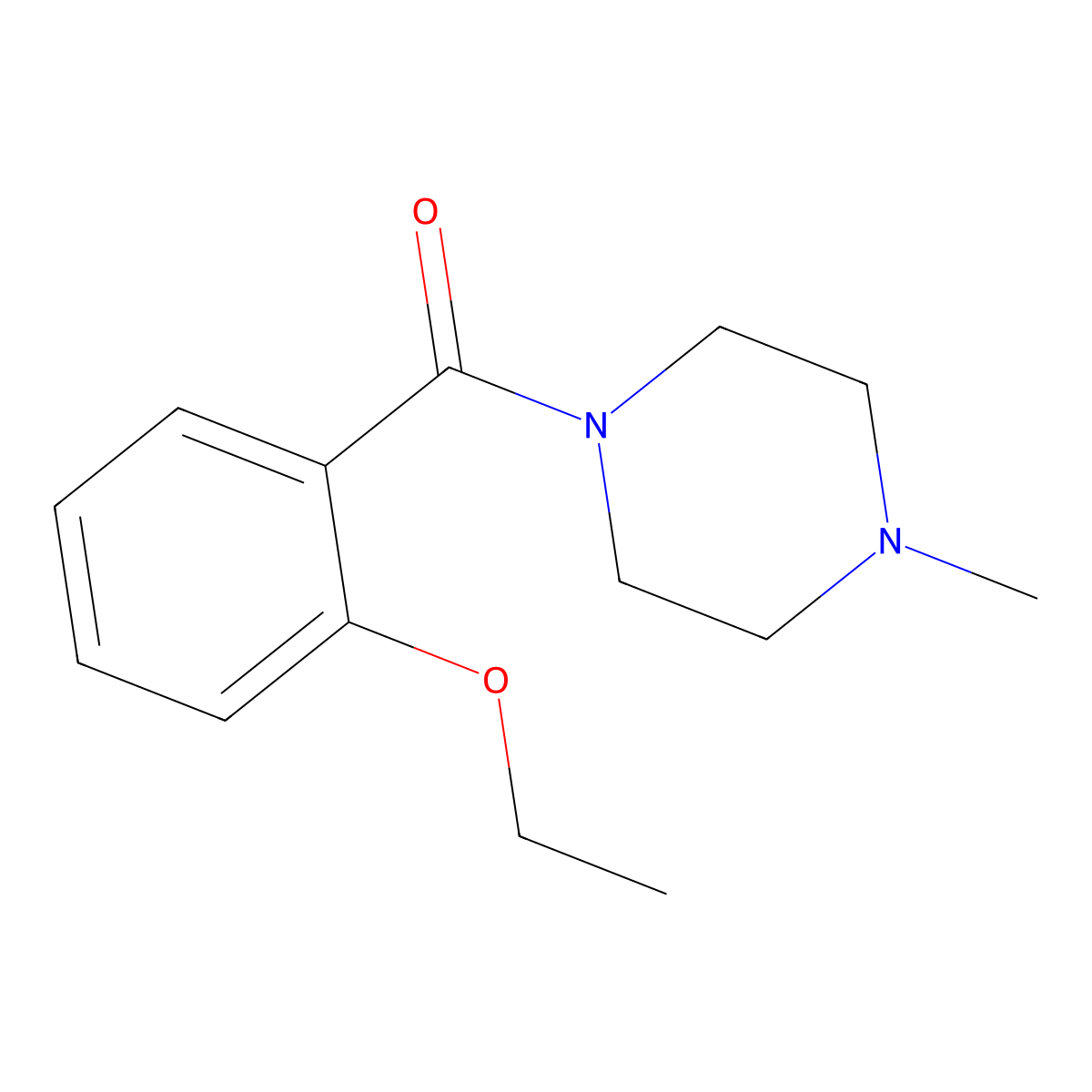 (2-Ethoxyphenyl)-(4-methylpiperazin-1-yl)methanone molecular structure, CAS 349121-55-7