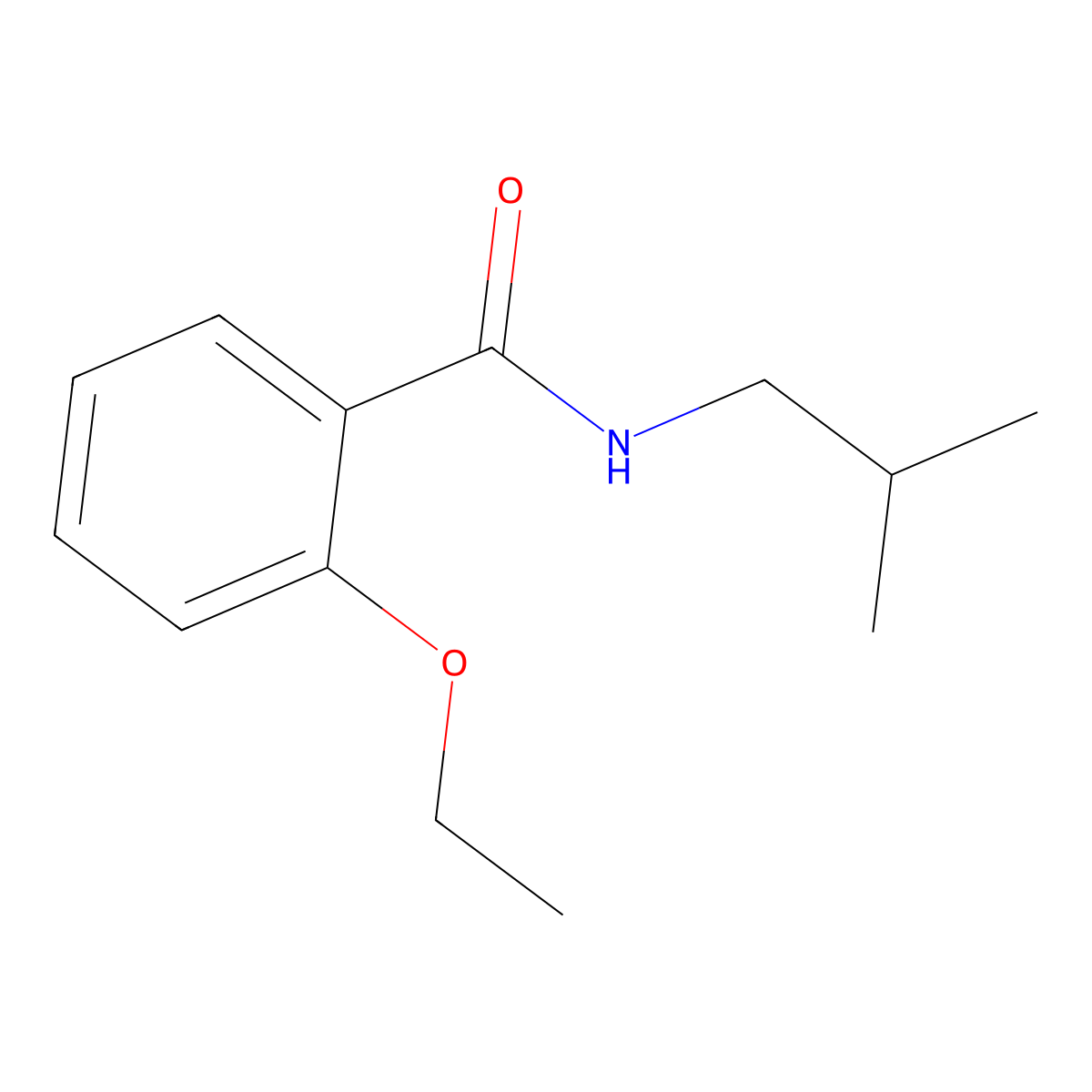 2-ethoxy-N-(2-methylpropyl)benzamide molecular structure, CAS 349121-75-1