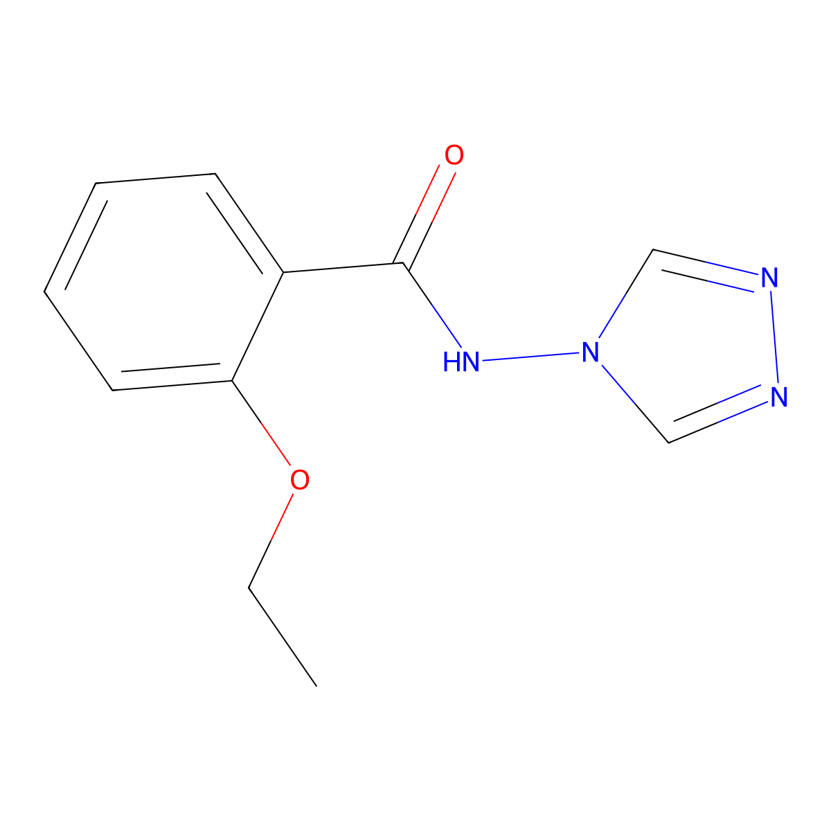 2-ethoxy-N-(4H-1,2,4-triazol-4-yl)benzamide molecular structure, CAS 349122-09-4