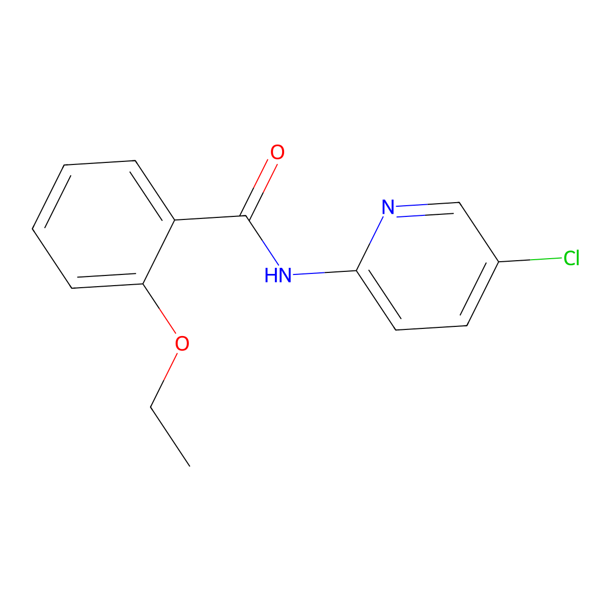 N-(5-chloropyridin-2-yl)-2-ethoxybenzamide molecular structure, CAS 349125-12-8