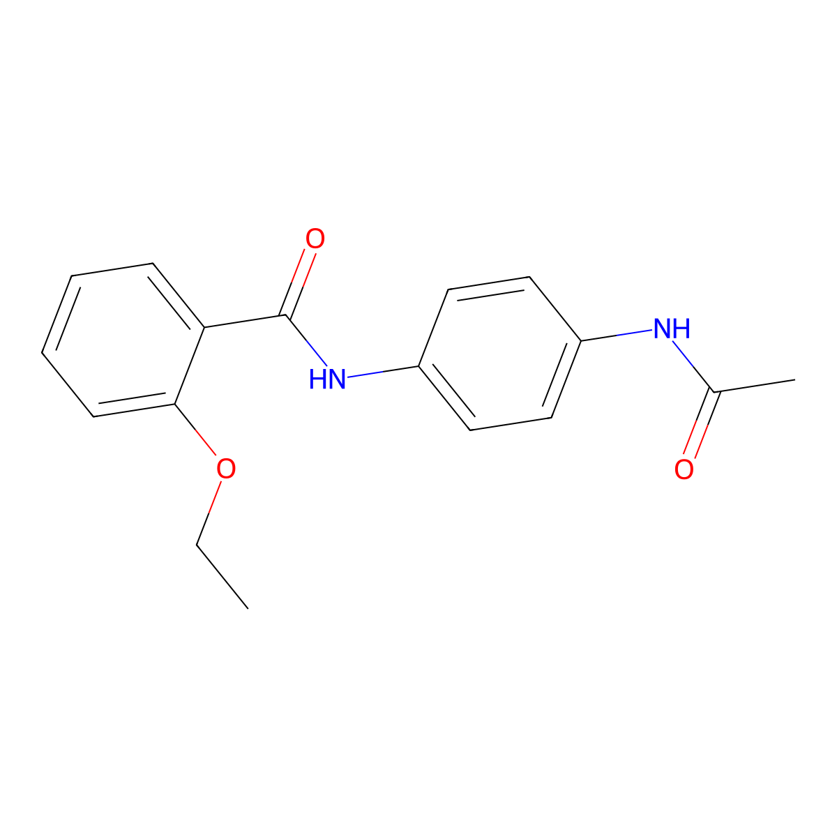 N-[4-(acetylamino)phenyl]-2-ethoxybenzamide molecular structure, CAS 349131-82-4