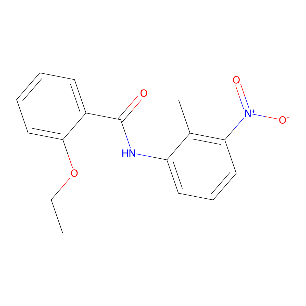 2-ethoxy-N-(2-methyl-3-nitrophenyl)benzamide molecular structure, CAS 349143-53-9